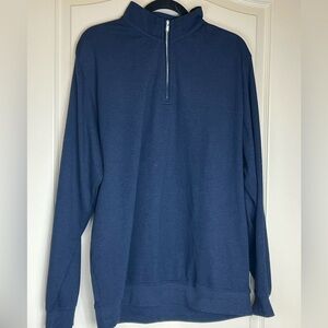 Peter Millar Deep Blue Quarter-Zip Pullover